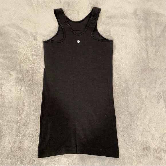 Lululemon Black Seamlessly Covered Tank - Picture 3 of 10